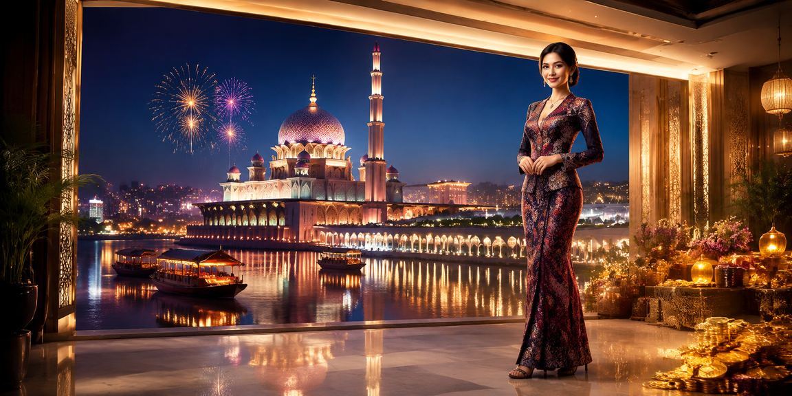 Suasana hiburan kasino gaya batik di Putrajaya